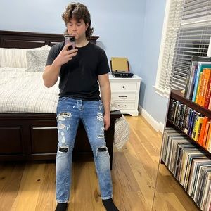 Zara Men’s Size 32 Patch Design Jeans